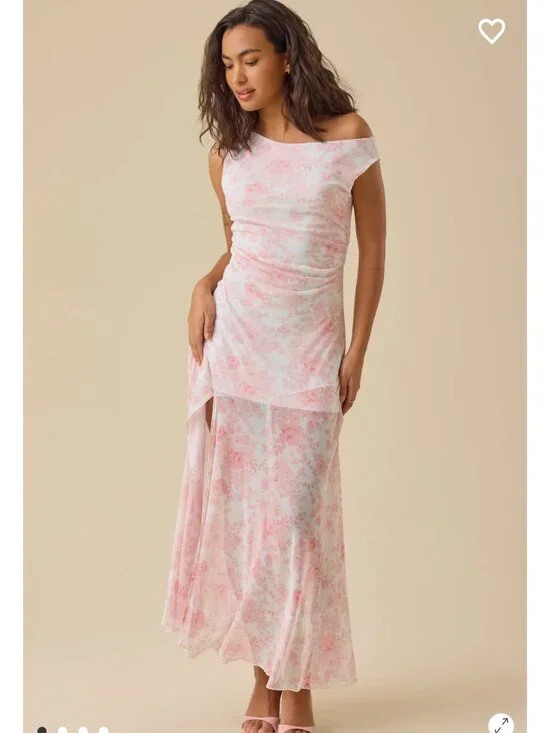 NWT Altar'd State Samara Mesh Maxi Dress - Picture 1 of 4